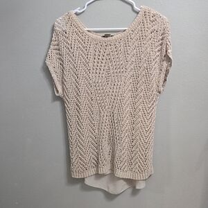 Lucky Brand Crochet Blouse